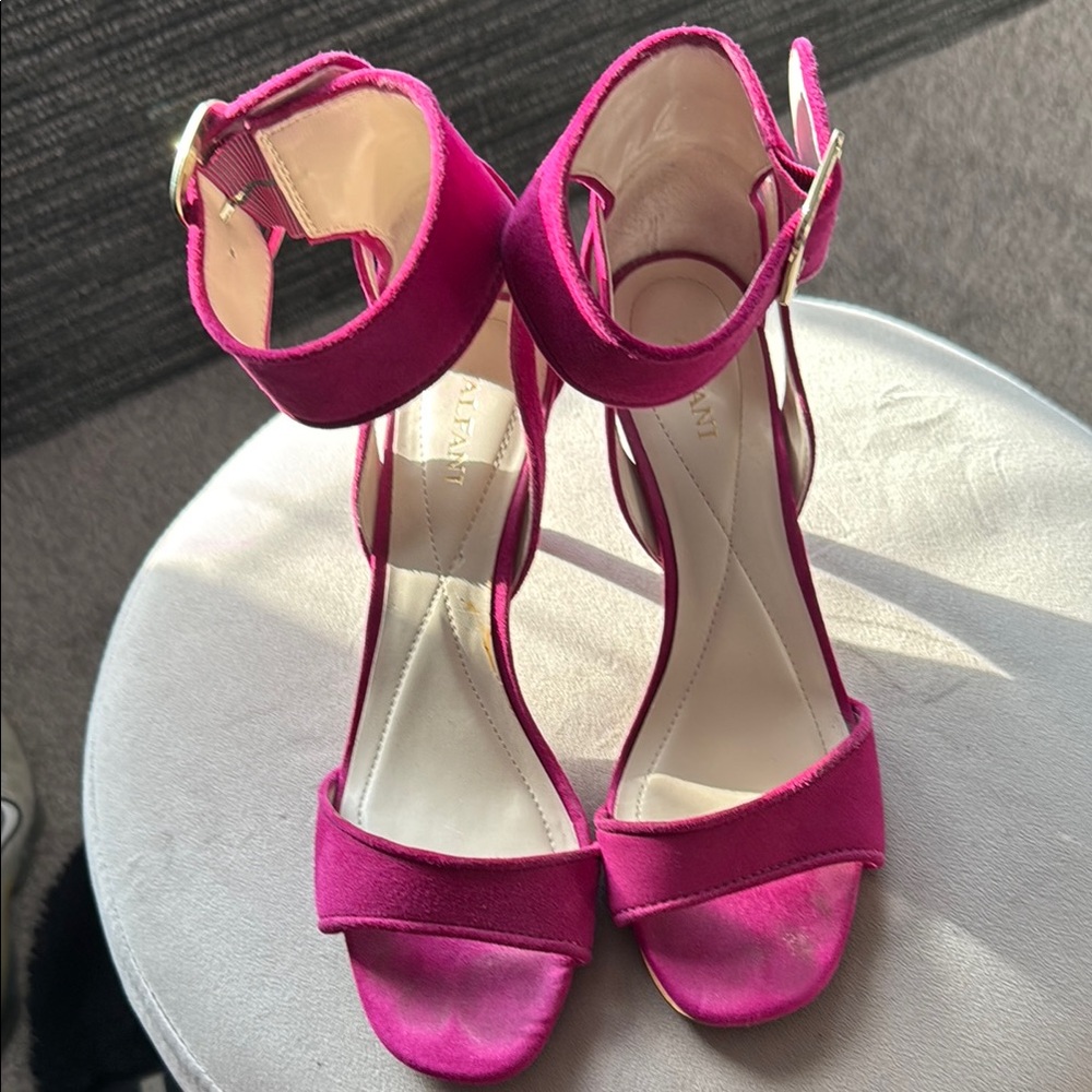 Alfani Vibrant Pink Strappy High Heel Sandals
